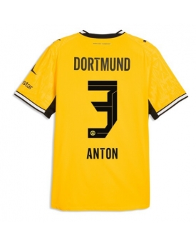 Borussia Dortmund Waldemar Anton #3 Maglia Gara Casa Repliche 2026-27 Maniche Corte Borussia Dortmund Waldemar Anton #3 Maglia Gara Casa Repliche 2026-27 Maniche Corte